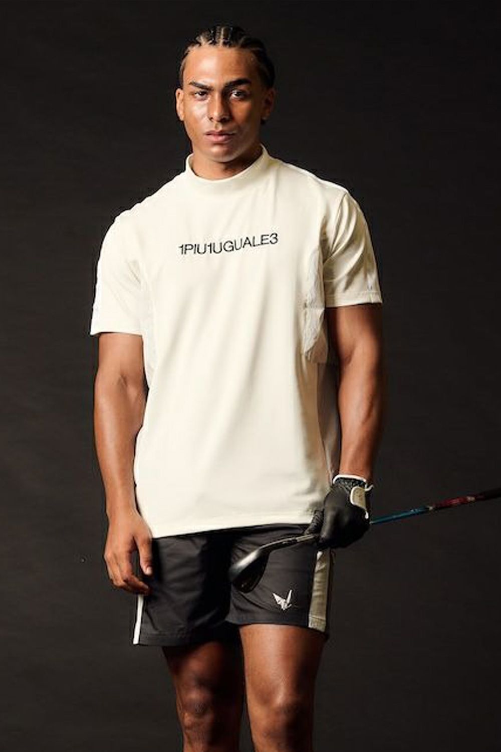 【26SS】 SWITCHING MOCK NECK  / スイッチング モックネック (ホワイト) (3月入荷予定)