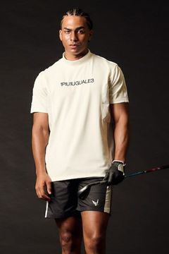 【26SS】 SWITCHING MOCK NECK  / スイッチング モックネック (ホワイト) (3月入荷予定)