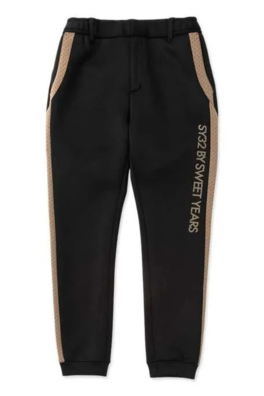 【25AW】 CARDBOARD SIDE LINE PANTS / ストレッチダンボール サイドラインパンツ (ブラック)