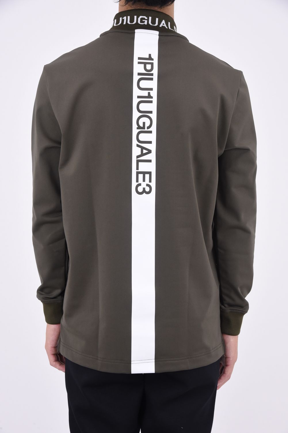 1PIU1UGUALE3 GOLF - TAPE MOCK L/S / テープライン ロゴ ロング 