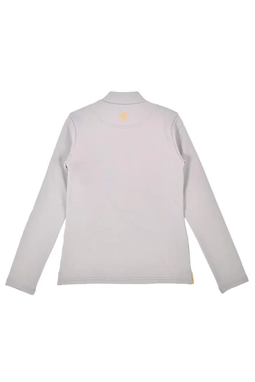 【25AW】【レディース】 WARM INNER MOCK NECK / 裏起毛 ブランドロゴ刺繍 モックネックシャツ (グレー)*