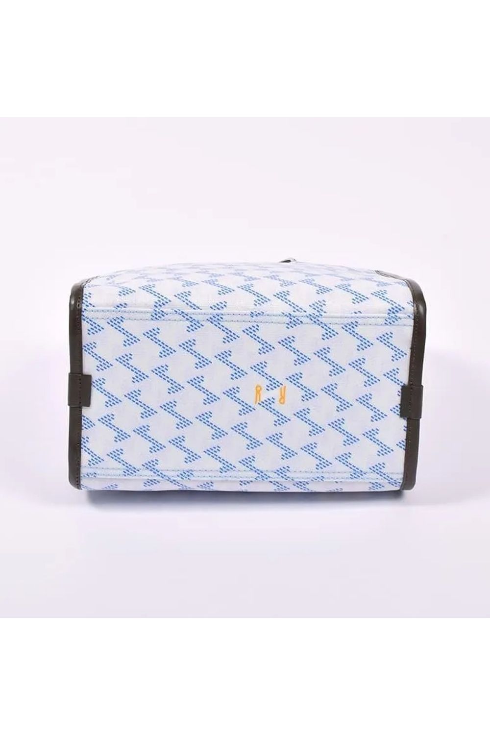 【26SS】 LANIUS TETRA (ラニウス テトラ) / ブランドオリジナルテキスタイル スリム カートバッグ (アクア)*