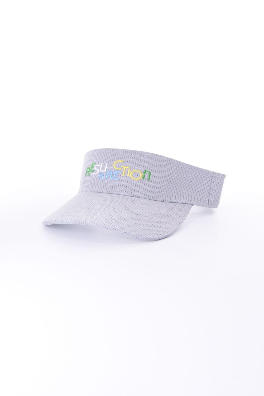 【26SS】 COLORFUL LOGO SUN VISOR / カラフルロゴ刺繍 サンバイザー (グレー)