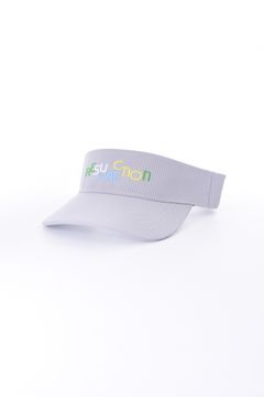 【26SS】 COLORFUL LOGO SUN VISOR / カラフルロゴ刺繍 サンバイザー (グレー)