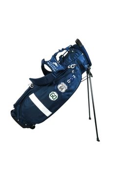 【銀行振込・代金引換不可】【返品・交換不可】 STAND CADDY BAG /  オリジナルワッペン スタンド式キャディバッグ (ロサンゼルスネイビー)