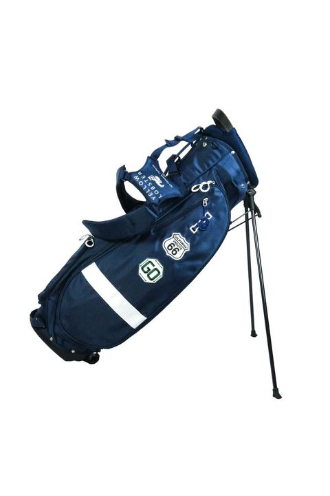 【銀行振込・代金引換不可】【返品・交換不可】 STAND CADDY BAG /  オリジナルワッペン スタンド式キャディバッグ (ロサンゼルスネイビー)