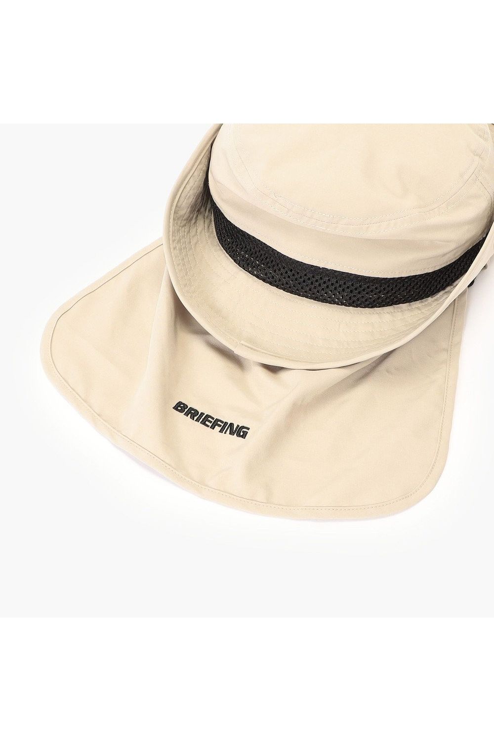 【26SS】 MEN'S COOLCORE SUNGUARD MESH HAT / サンガード付き メッシュバケットハット (ベージュ)
