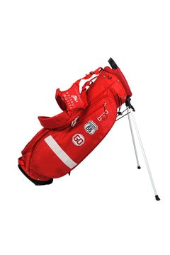 【銀行振込・代金引換不可】【返品・交換不可】 STAND CADDY BAG /  オリジナルワッペン スタンド式キャディバッグ (アナハイムレッド)
