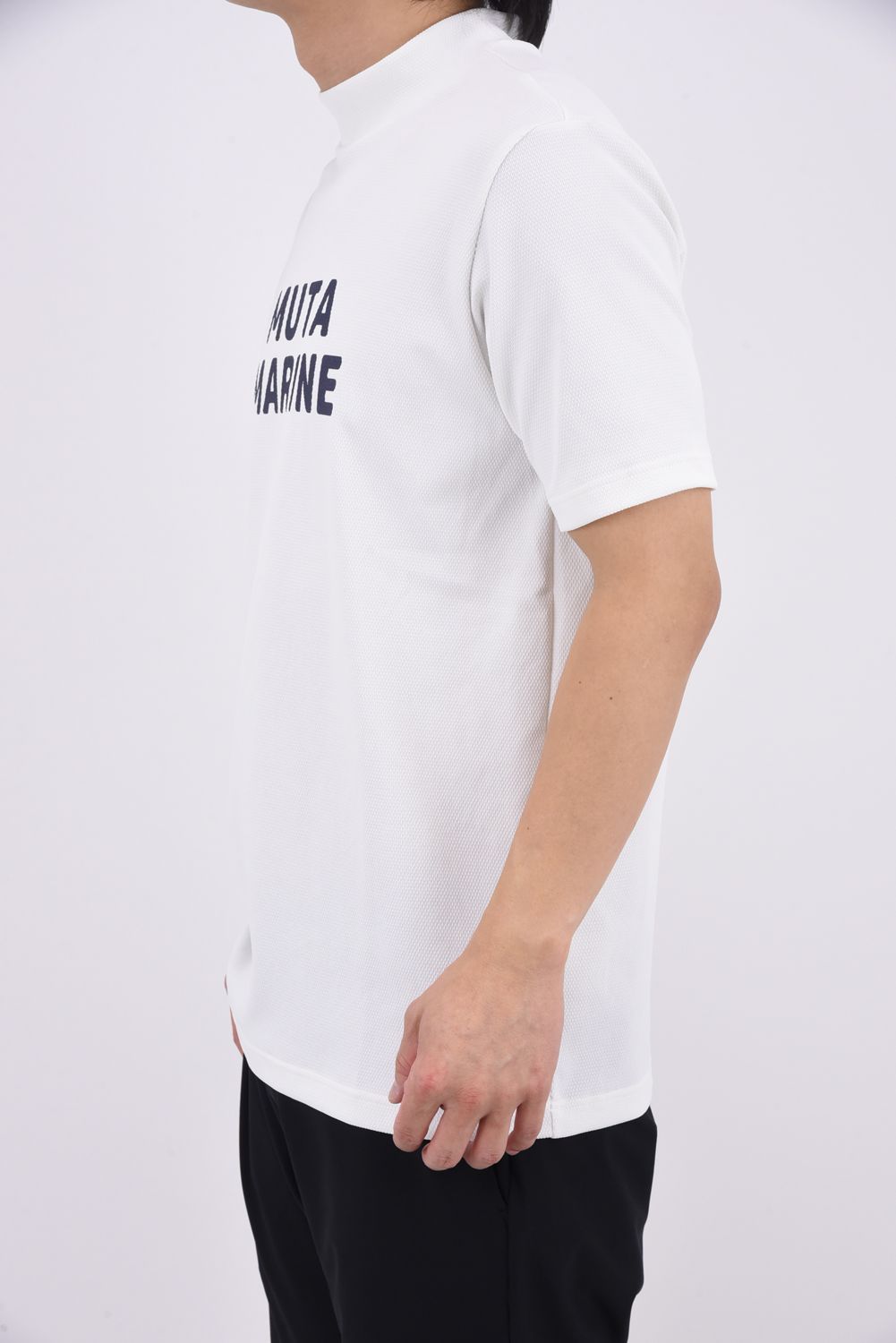 POPCORN KNIT MOCK SHIRTS / ポップコーンニット モックネックシャツ (ホワイト)