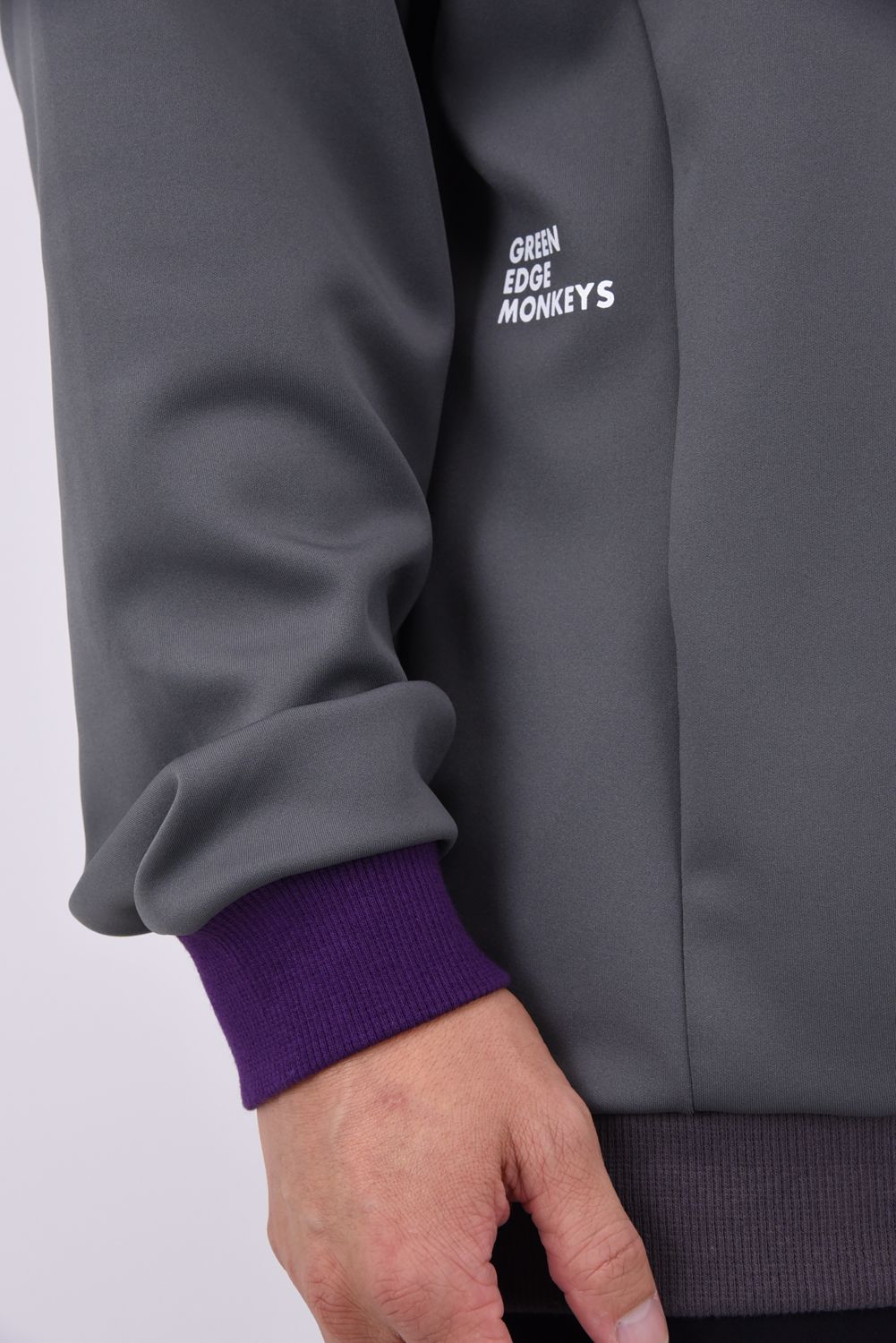 【26AW】 【ユニセックス対応】 JERSEY SWEATSHIRT / ダンボールニット バックプリント スウェットシャツ (グレー)