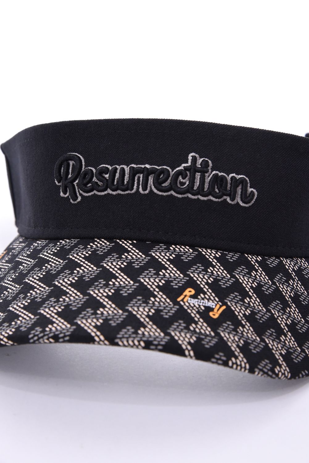 【26AW】 GM BRIM VISOR LANATEC / ブランドロゴ刺繍 オリジナルテキスタイル サンバイザー （ブラック)