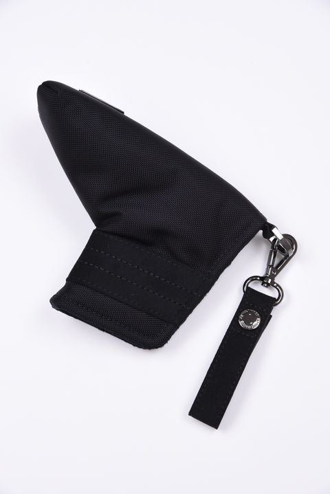 【26AW】 NYLON BASKET PIN COVER / バスケット織ナイロン ピンタイプ パターカバー (ブラック)