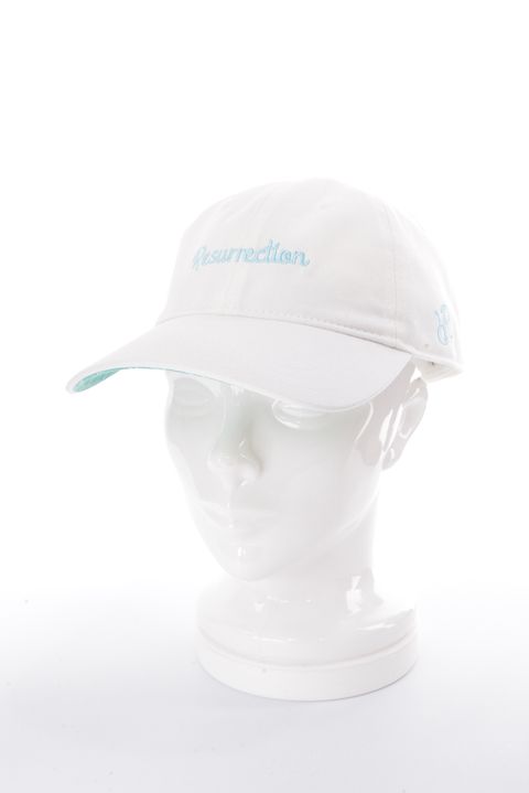 【丸山茂樹プロエディション】 BASIC LOGO CAP / ベーシック ロゴ キャップ (ホワイト×ミントブルー)