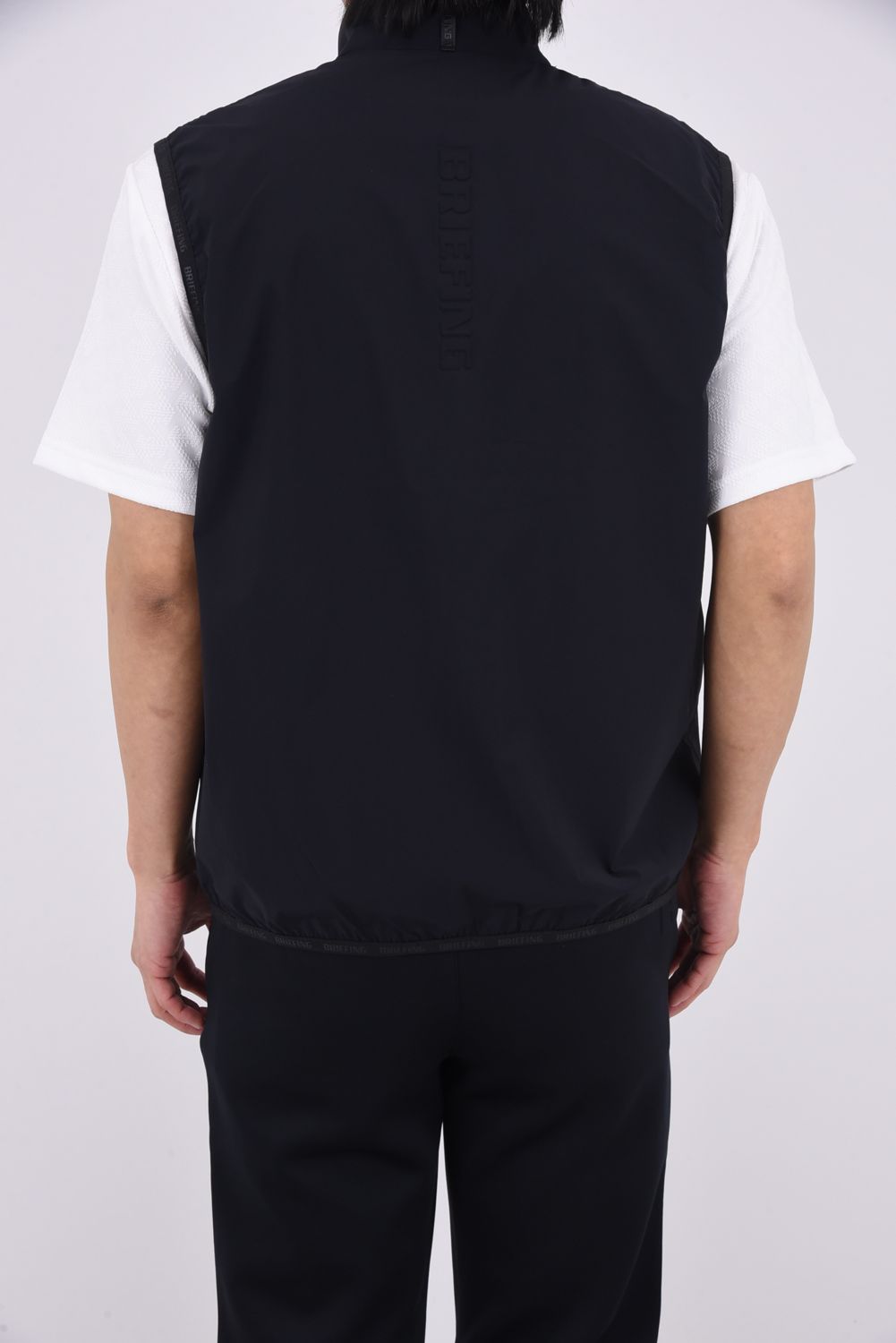 【26SS】 MEN'S POCKTABLE WIND VEST / 4WAYストレッチタフタ ポケッタブル ライトベスト (ブラック)