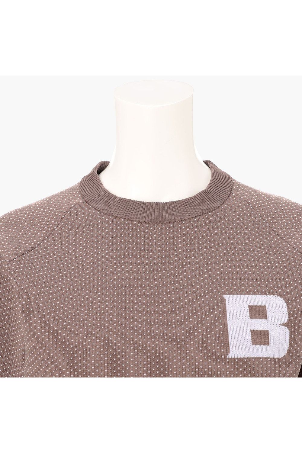 【26AW】【レディース】 WOMEN’S BIRDS EYE KNIT CREWNECK / バーズアイパターン クルーネックニット (モカ)