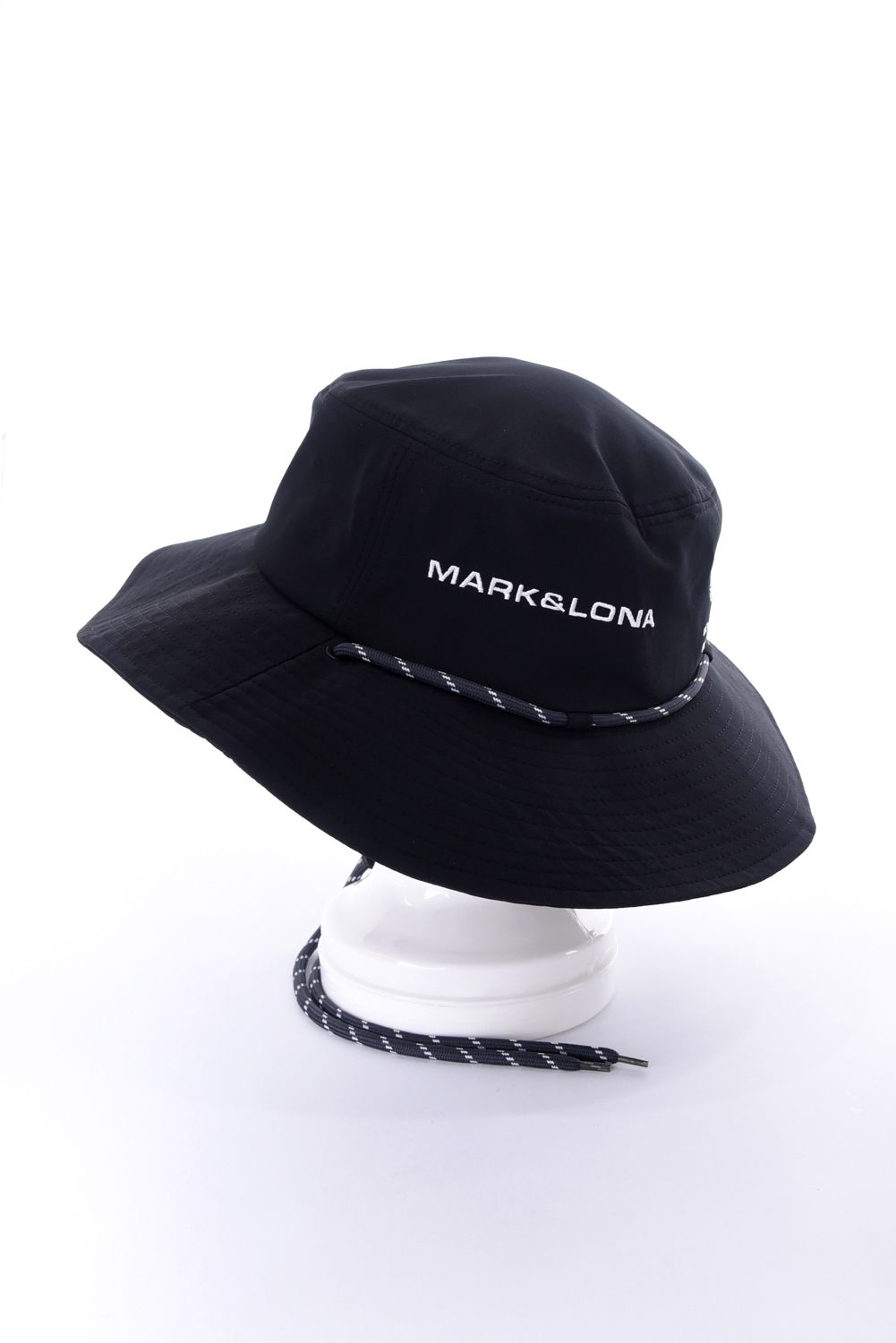 【26SS】【FER COLLECTION】 SWAG LOGO DRY TECH HAT / 3Dロゴ刺繍 2WAYバケットハット (ブラック)