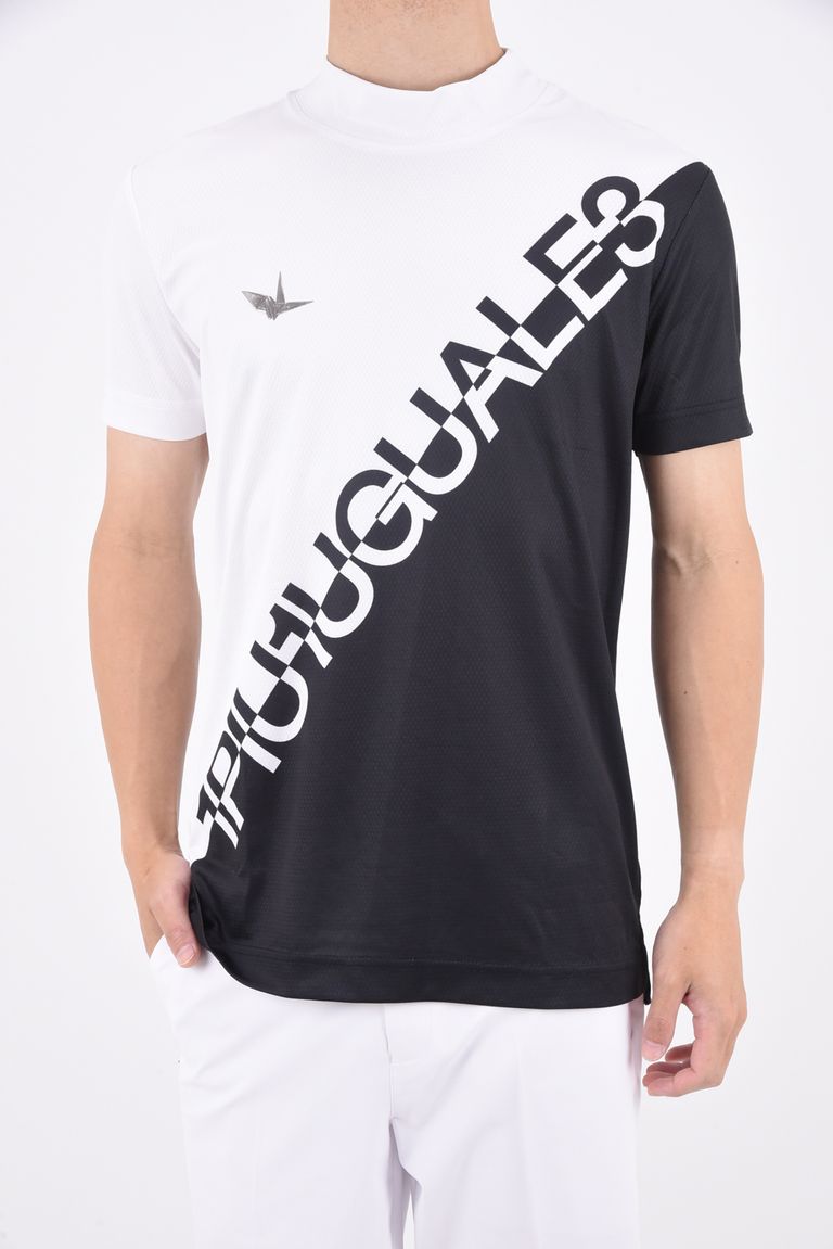1PIU1UGUALE3 GOLF - 1PIU1UGUALE3 DIAGONAL S/S MOCK / 113ロゴ 