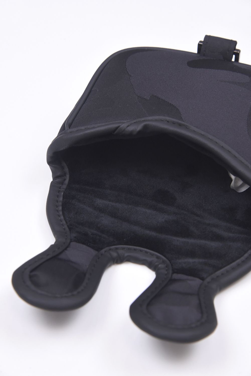 PREMIUM GAUGE MALLET COVER / コーデュラナイロン レザーパイピング オリジナルカモジャカード マレットタイプ パターカバー (ブラック)