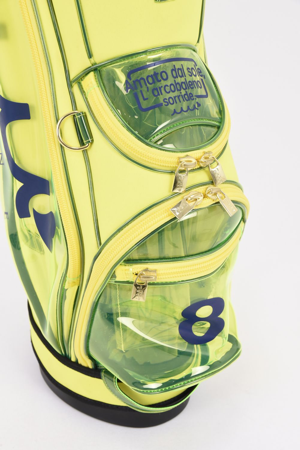 muta - 【返品・交換不可】 CADDY BAG / エナメル クリア スタンドキャディバッグ イエロー / ブラック | GOSSIP GOLF