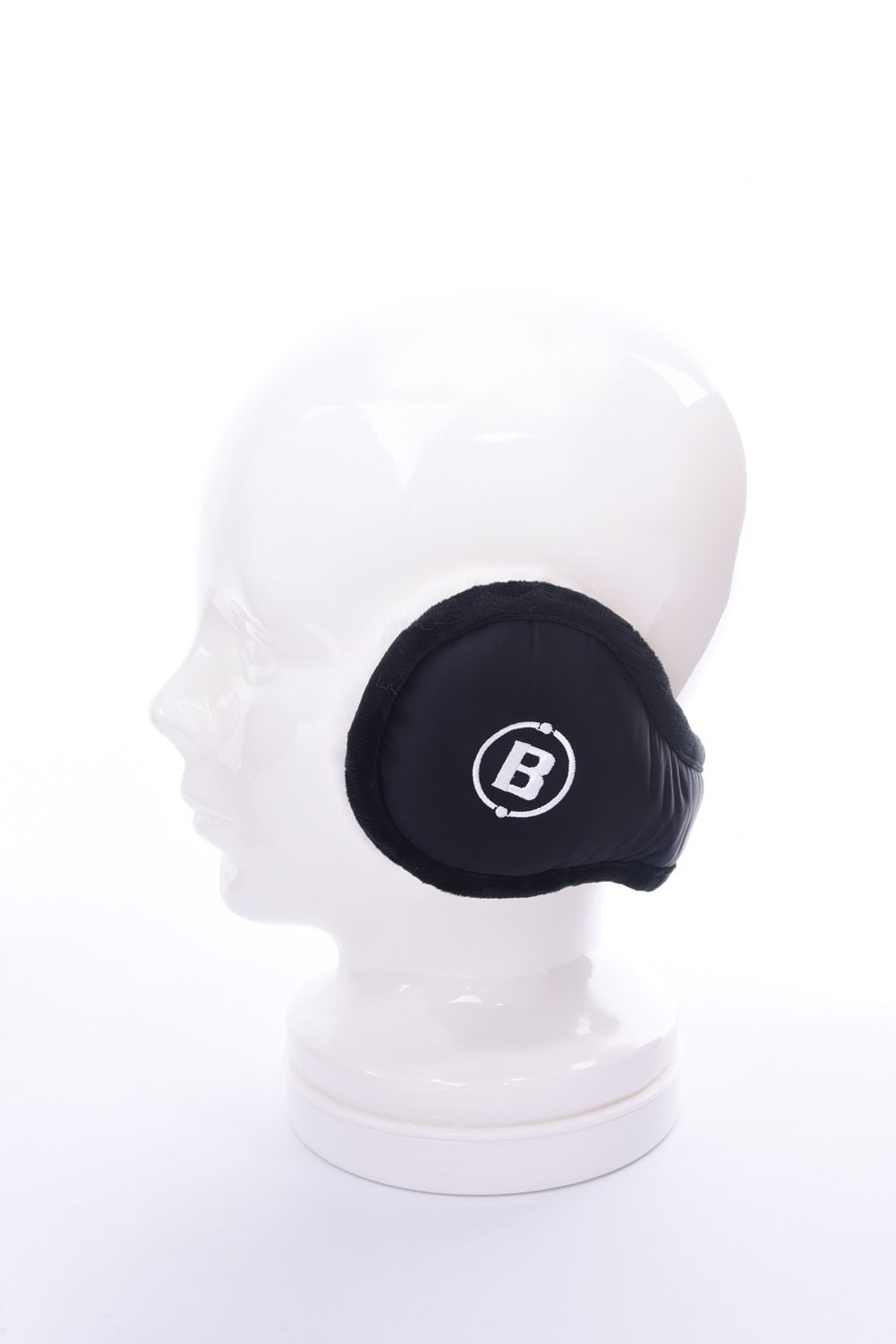 TWILL EAR MUFF / ロゴ ボア イヤーマフ (ブラック)