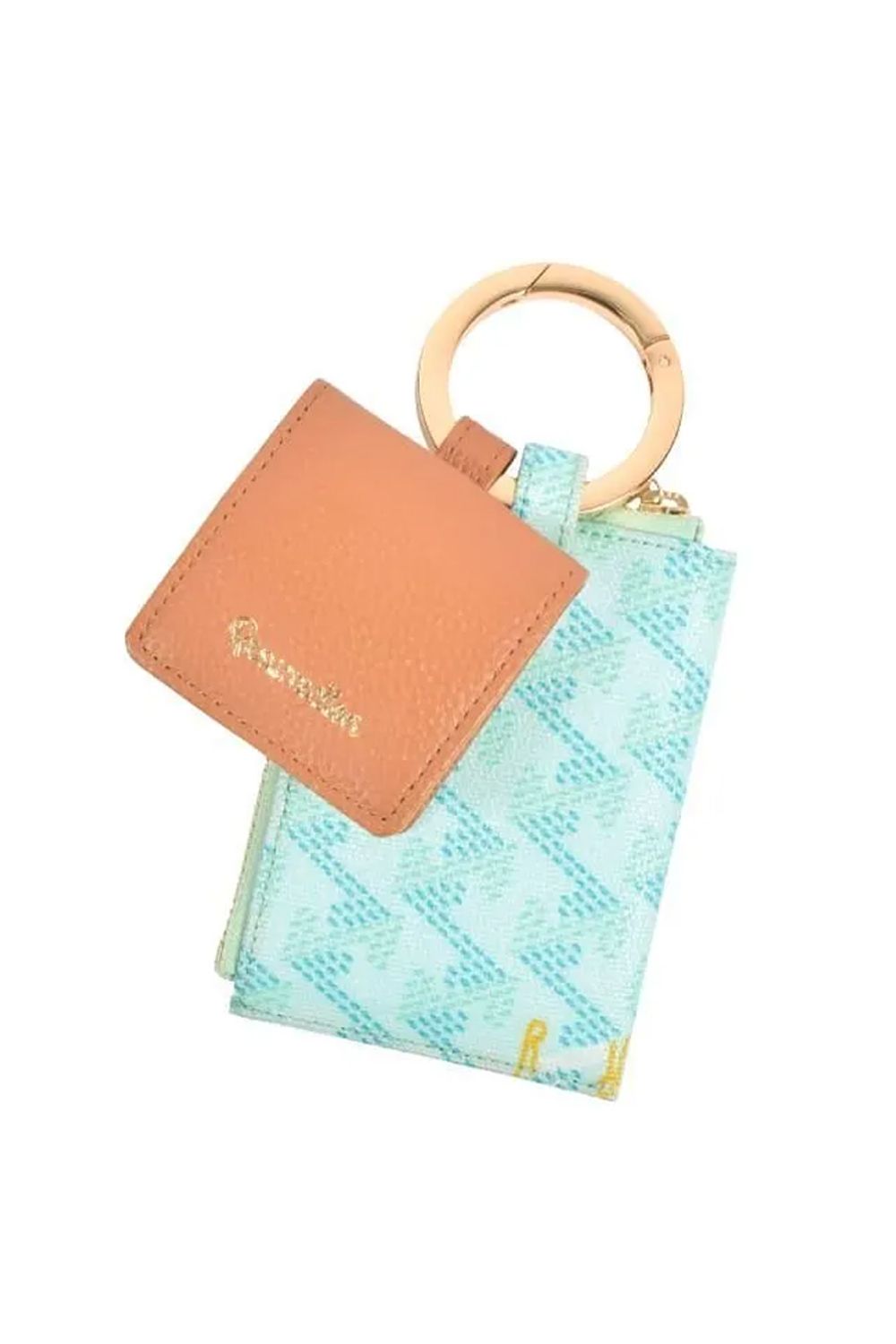 【プレゼント好適品】 Canary No.2 (カナリー) / ブランドオリジナルテキストスタイル マルチケース (アブサン／ブラウン)*