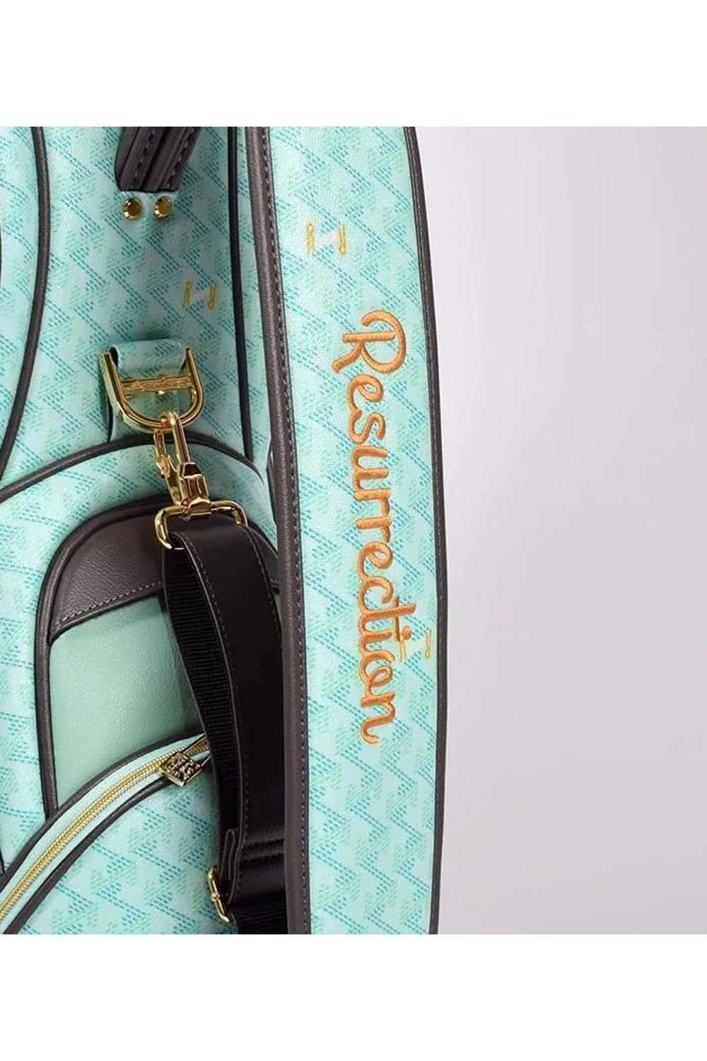 【銀行振込・代金引換不可】【返品・交換不可】  ORIOLA No.4 / ブランドオリジナルテキスタイル カートタイプ キャディバッグ （アブサン）*