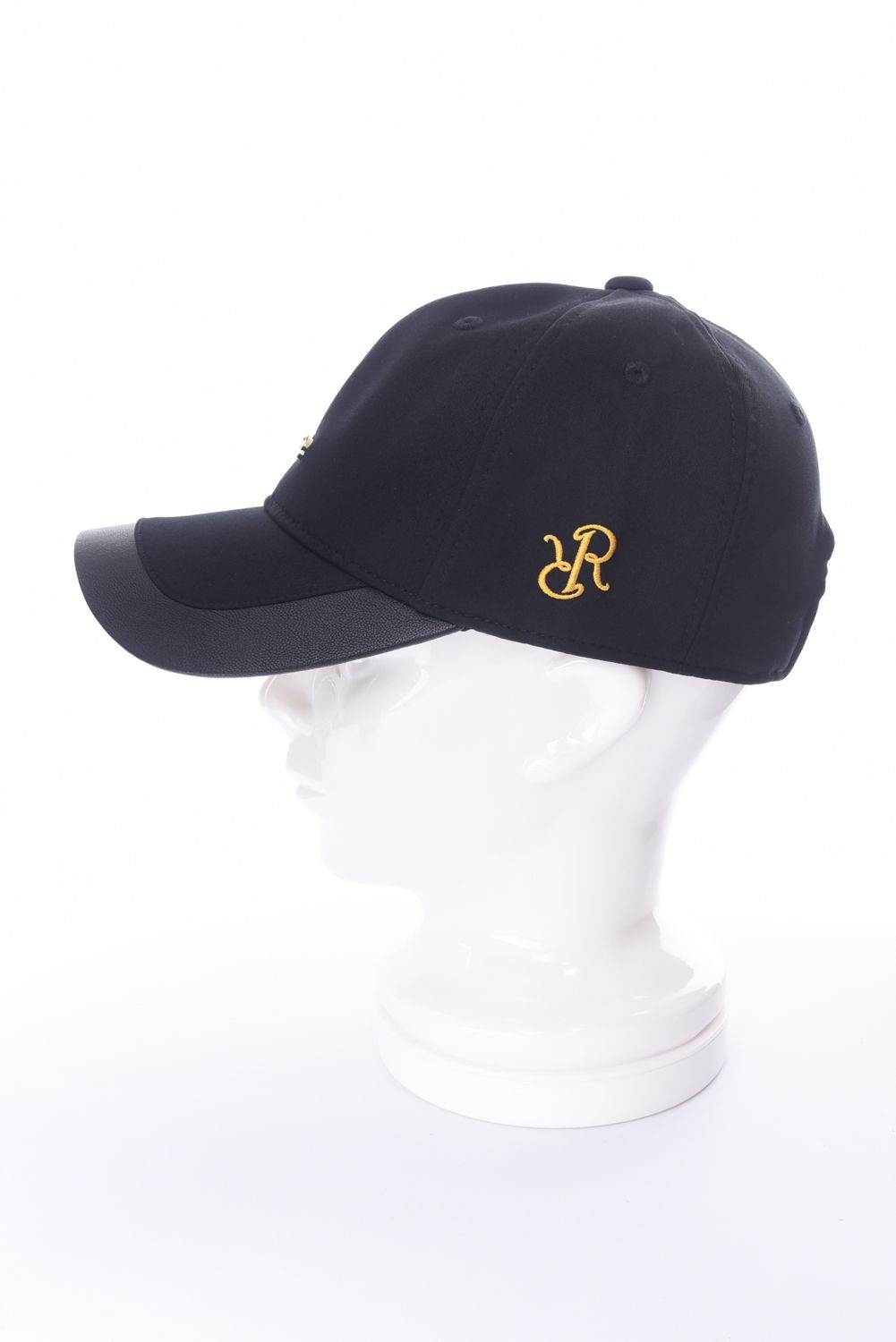 HYBRID 2TONE CAP / 異素材切り替え ツートーンキャップ (ブラック)