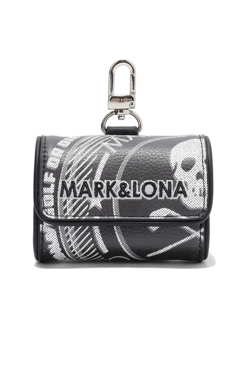 【26AW】 ATLAS SIGNATURE BALL POUCH / アイアンスカル シンセティックレザー 多機能ボールポーチ (ブラック)