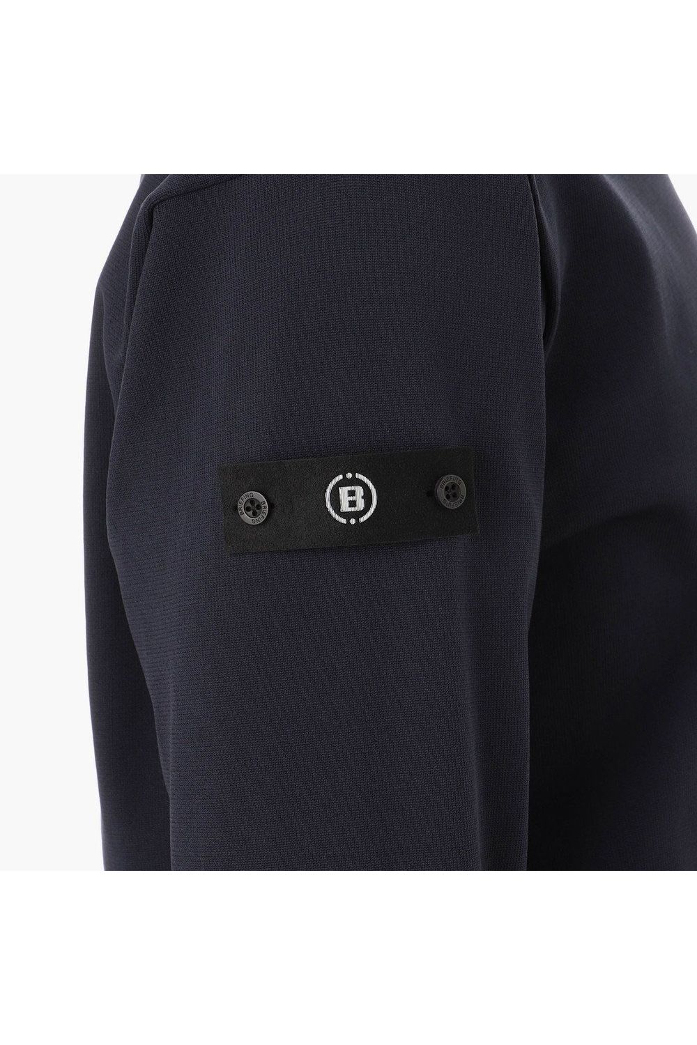 【26AW】 MEN’S PLANE KNIT CREWNECK / ブランドロゴ クルーネックニット (ネイビー)