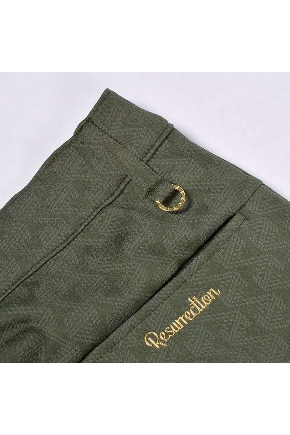 【26AW】 MENS GM JACQUARD JOGGER PANTS / GMジャガード ジョガーパンツ (カーキ)*