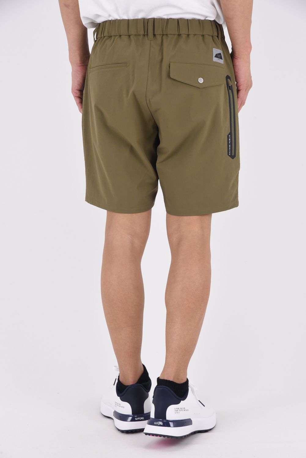 【26SS】 Makani Shorts / フラップポケット 4WAYストレッチ ベイカーショーツ (オリーブ)