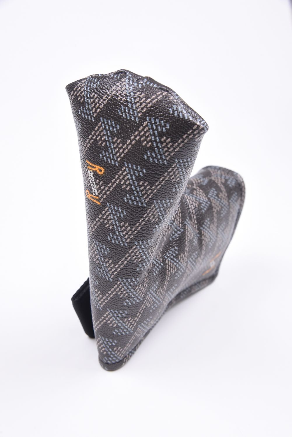 【10周年記念カラー】 Putter Cover (PING) No.2 / ブランドオリジナルテキスタイル パターカバー ピンタイプ (クラシックブラック)*