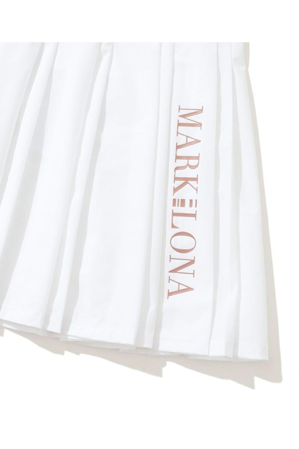MARK&LONA ホワイトスカート MARK&LONA - 【2025AW】【レディース】 RIPPLE PLEAT UTILITY