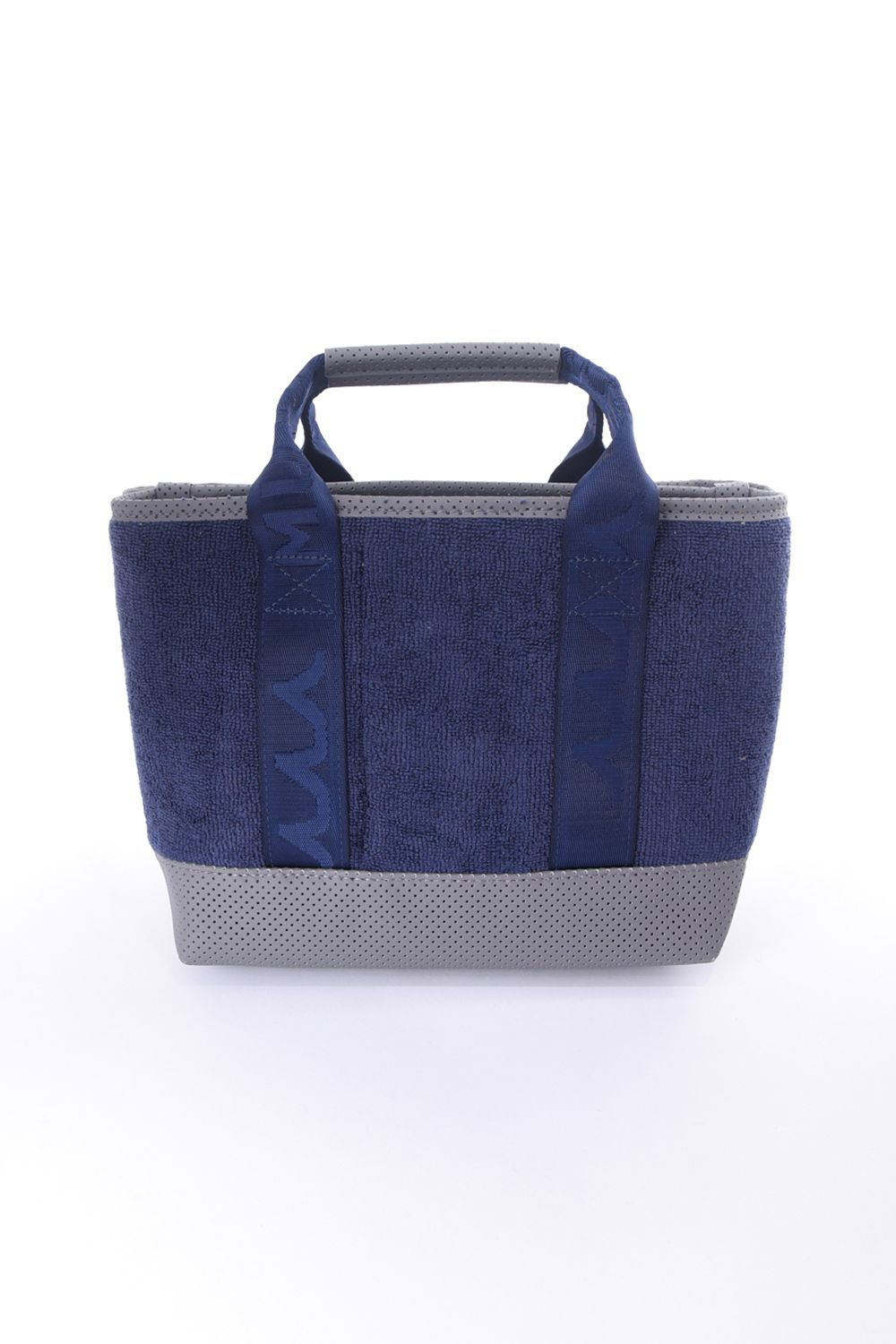 【26SS】 PILE PARTITION TOTE BAG / パイル生地 パーテーショントートバッグ (ネイビー)