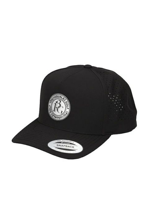 【26SS】 SNAPBACK CAP 113G / サークルデザイン パンチングメッシュ スナップバックキャップ  (ブラック)
