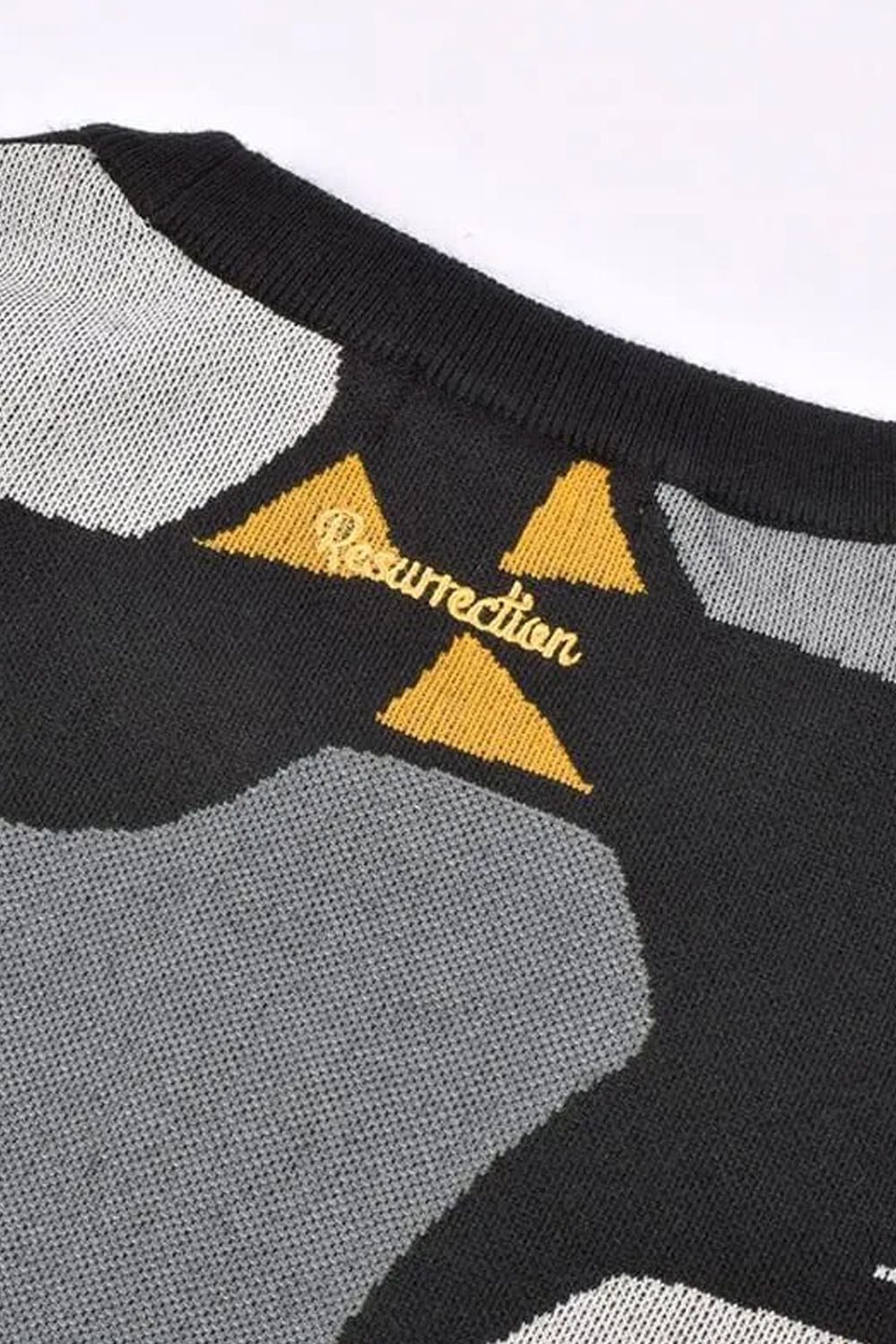 【26AW】【レディース】 AIRSHUT BIRDSTILE KNIT / エアシャット バーズタイルニット (ブラック/オフホワイト)*
