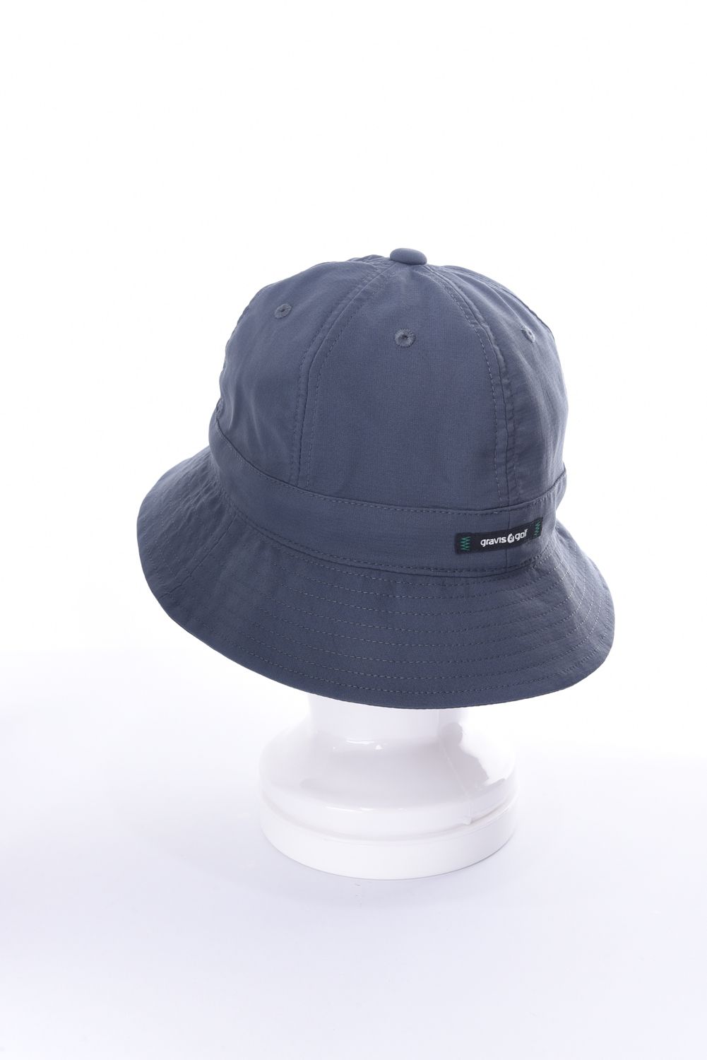 gravis golf - LOGO COOLDOTS HAT / ブランドロゴ ミニリップストップ ハット (チャコール) | GOSSIP GOLF