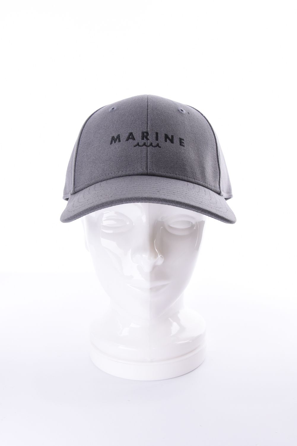 【26AW】 COLLEGE LETTERING CAP / ブランドロゴ刺繍 キャップ (グレー)
