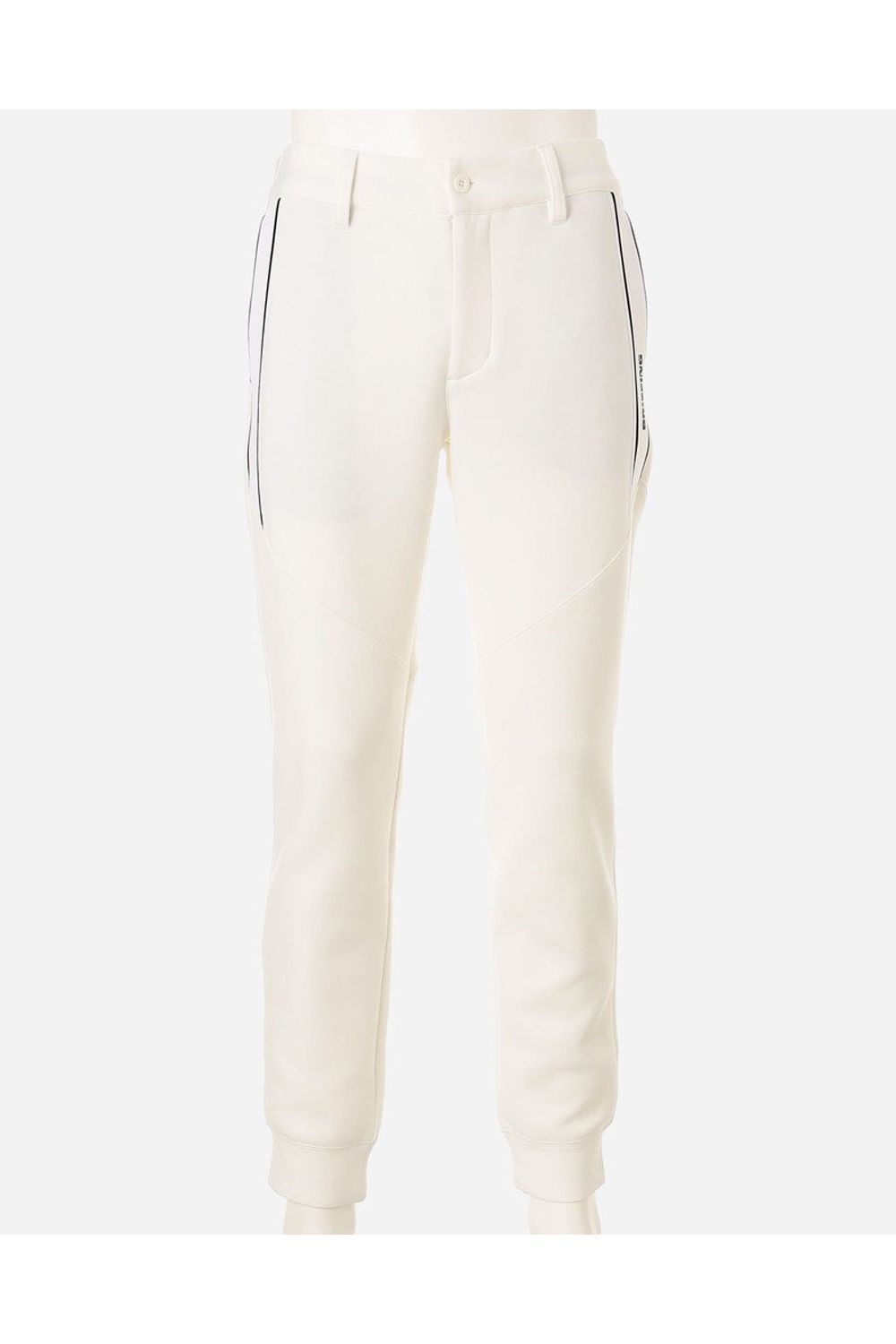 【26AW】 MEN’S WARM LINE JOGGER PANTS / ダンボールニット サイドライン ジョガーパンツ (ホワイト)