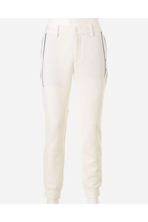 【26AW】 MEN’S WARM LINE JOGGER PANTS / ダンボールニット サイドライン ジョガーパンツ (ホワイト)
