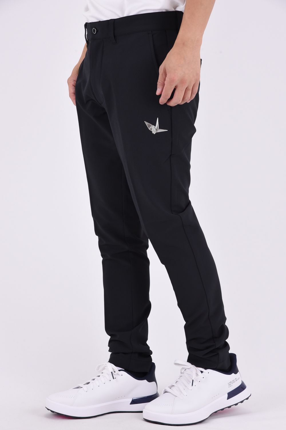 【26AW】 Long Pants / バックロゴ テーパードシルエット ロングパンツ (ブラック)