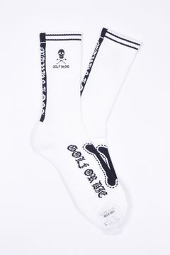 【2026SS 木村拓哉さん着用 VOL.6】 BONES CREW SOCKS / ボーングラフィック クルーソックス (ホワイト)
