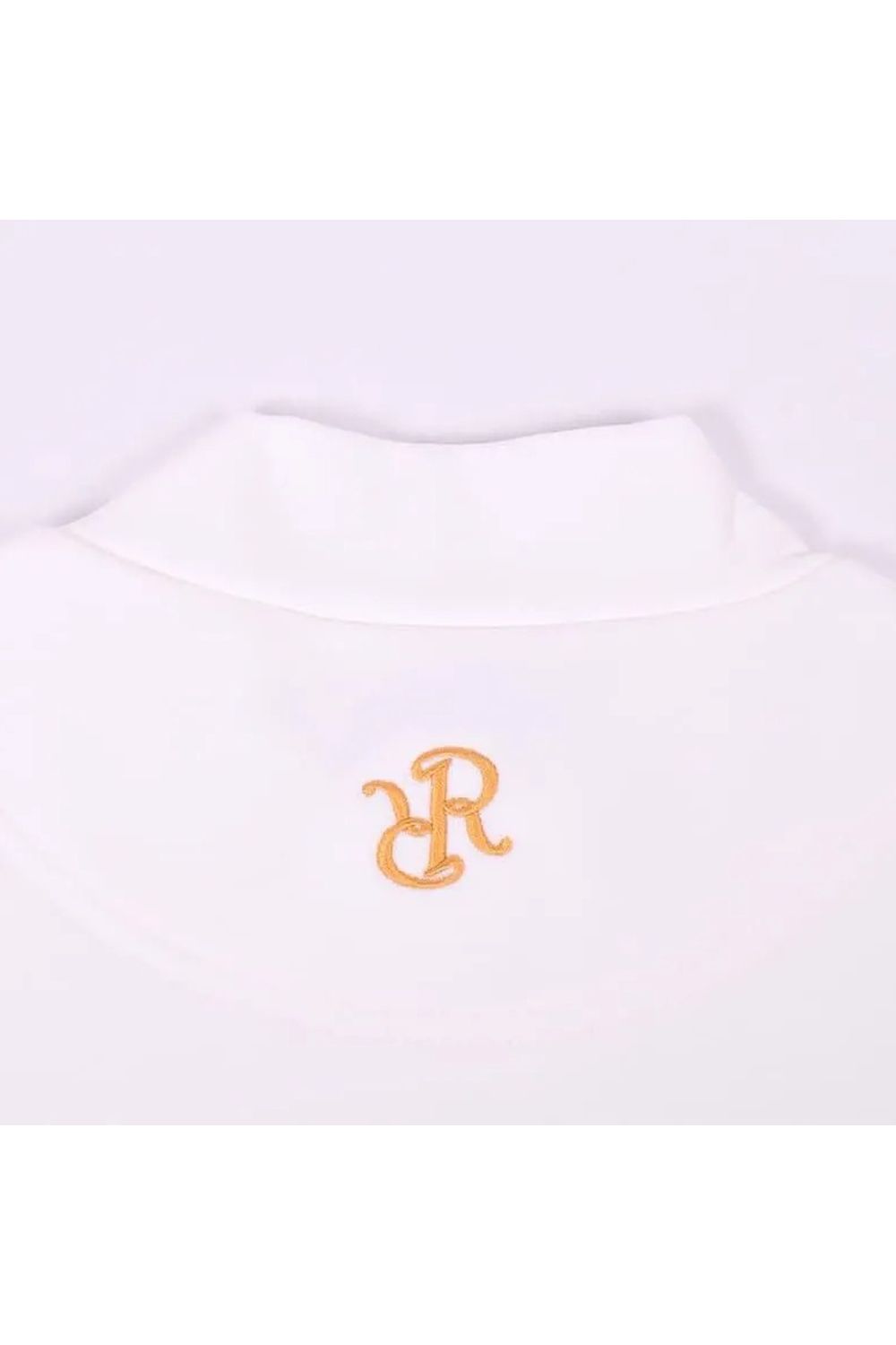 【25AW】【レディース】 WARM INNER MOCK NECK / 裏起毛 ブランドロゴ刺繍 モックネックシャツ (ホワイト)*