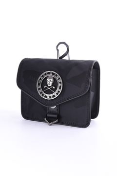 【26AW】 PREMIUM GAUGE SCOPE CASE / コーデュラナイロン サークルスカル スカルカモジャカード スコープケース (ブラック)
