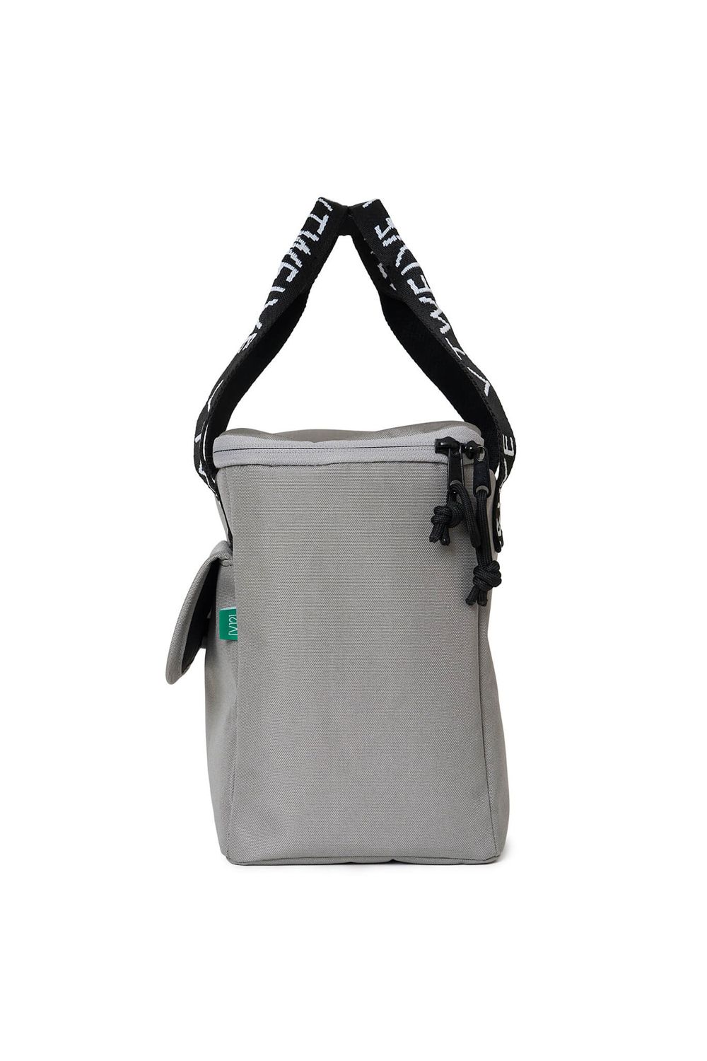 【26SS】 DOUBLE LOGO COOL BAG / ブランドロゴ刺繍 ボックス型クーラーバッグ (グレー)