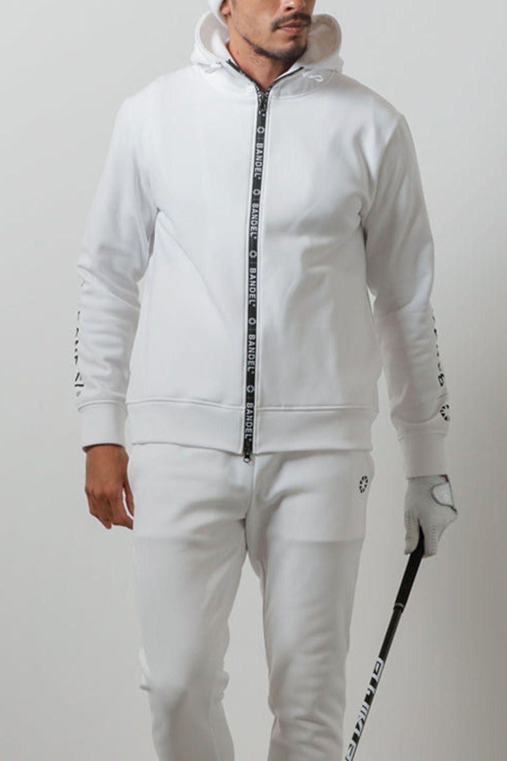 BASIC FULL ZIP PARKA MENS / テックスブリッド 止水ファスナー ジップアップパーカー (ホワイト)