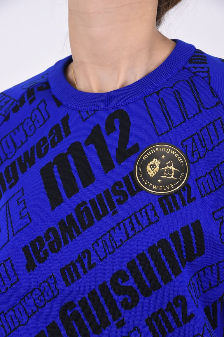 V12 × munsing wear コラボ 総柄 プルーオーバー セーター - メルカリ 