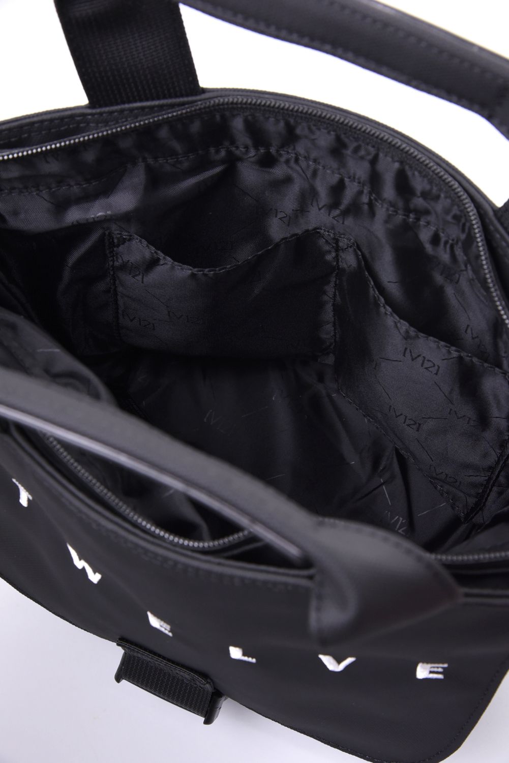 【26AW】 FLAP CART BAG / フロントフラップ ブランドロゴ カートバッグ (ブラック)
