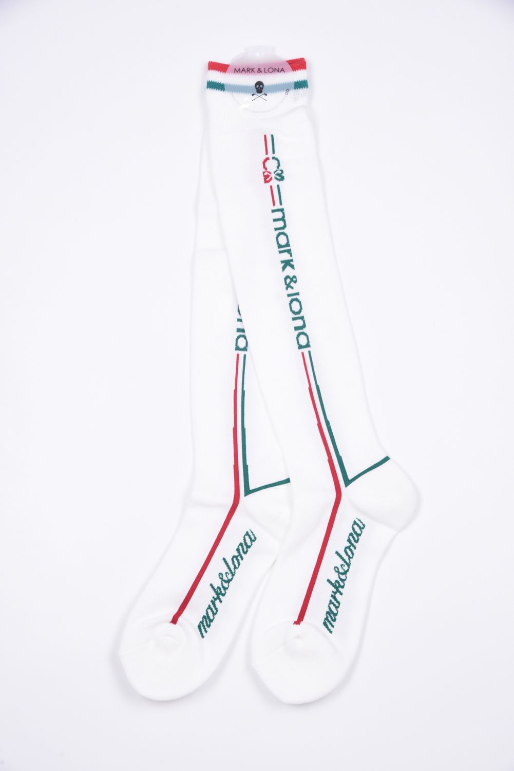 【26SS】【レディース】 ELMT SPORT LINE OVER-KNEE SOCKS / サイドライン オーバーニーソックス (ホワイト)