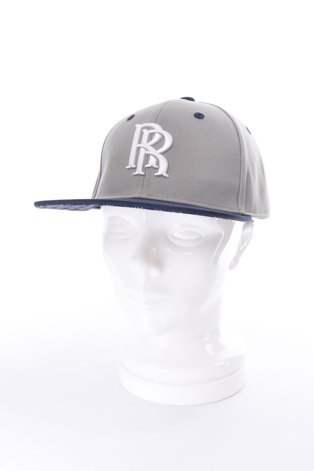 【26SS】  BICOLOR CAP FLAT / バイカラー キャップ フラット (グレー/ネイビー)